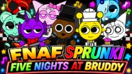 FNAF Sprunki Five Nights at Bruddy
