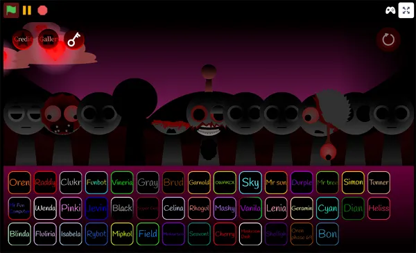 Sprunki Cruel Lovers Remastered screenshot
